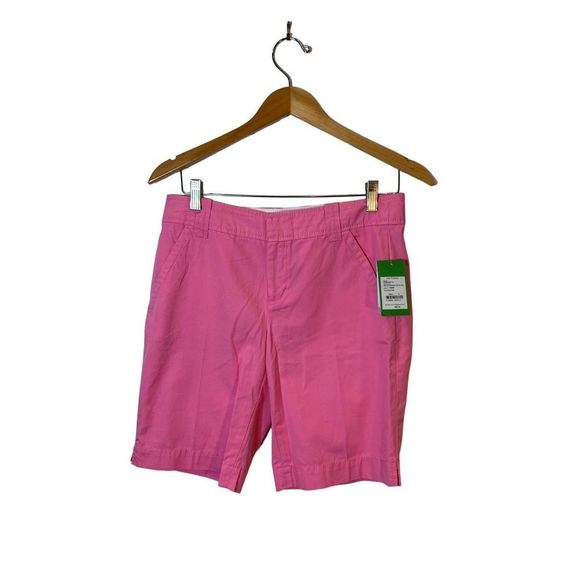Lilly Pulitzer Pants - NWT Lilly Pulitzer Women's Palm Beach Mid Length Pink Bermuda Shorts Size 4
